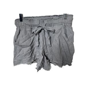 Rewash Brand Women Adjustable Linen Shorts Size Small